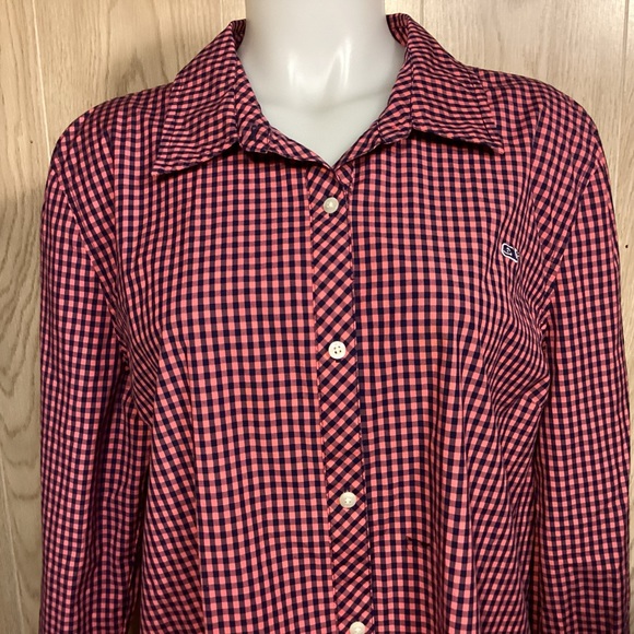 Vineyard Vines Classic Womens checked button down shirt size 16 - Picture 2 of 10